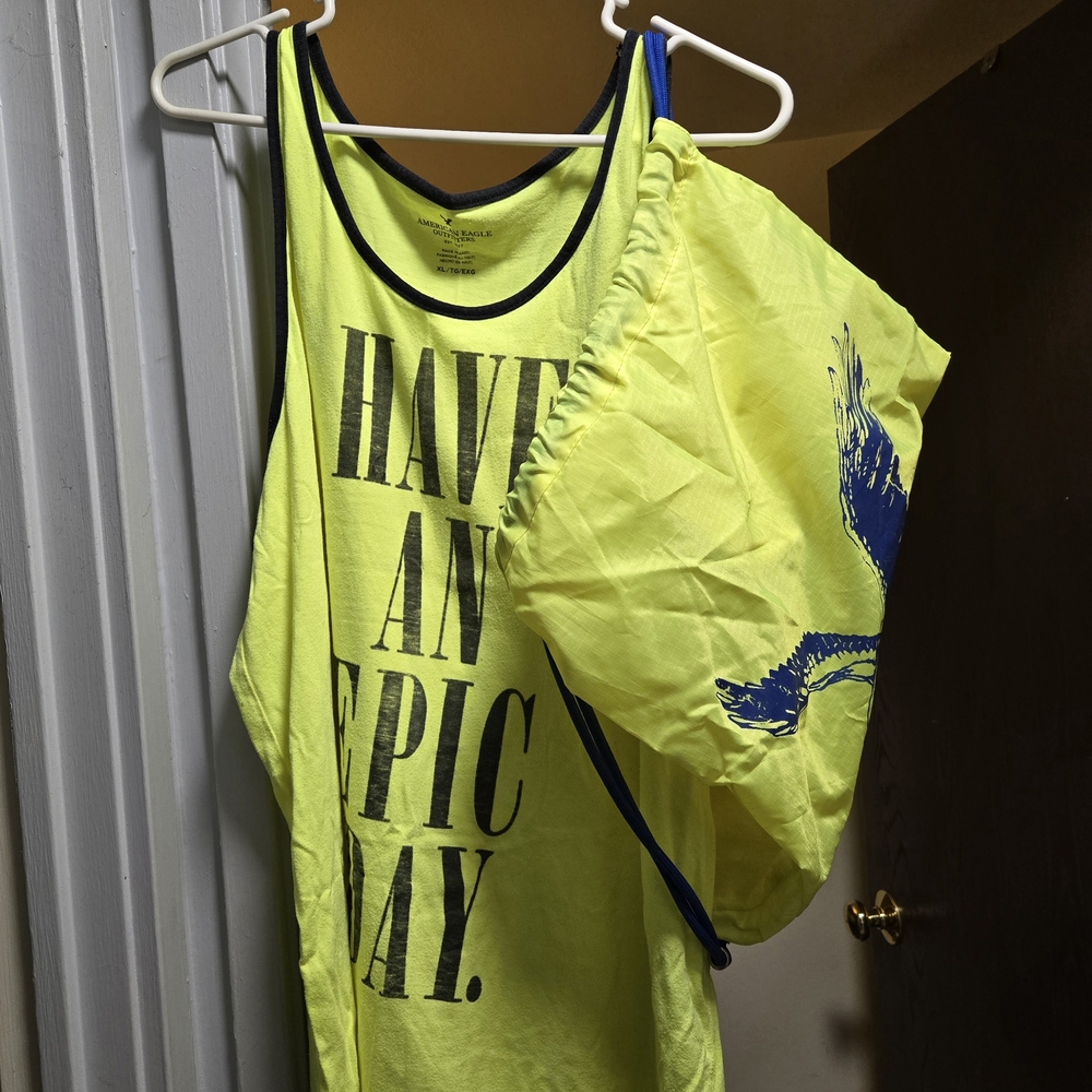 Men's Tank Top w/Drawstring Bag